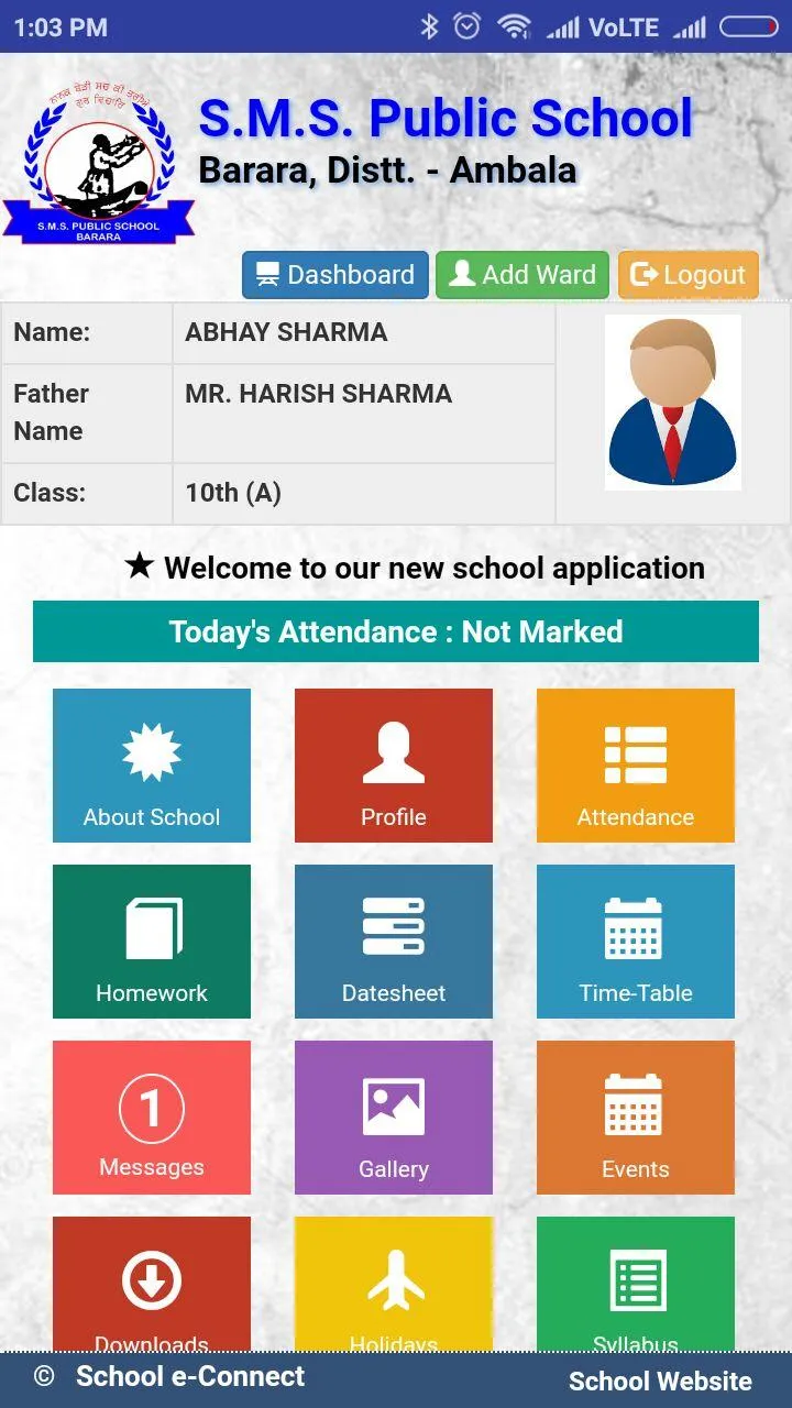 SMS Public School, Barara | Indus Appstore | Screenshot