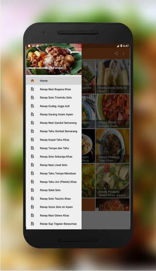 resep masakan jawa tengah | Indus Appstore | Screenshot