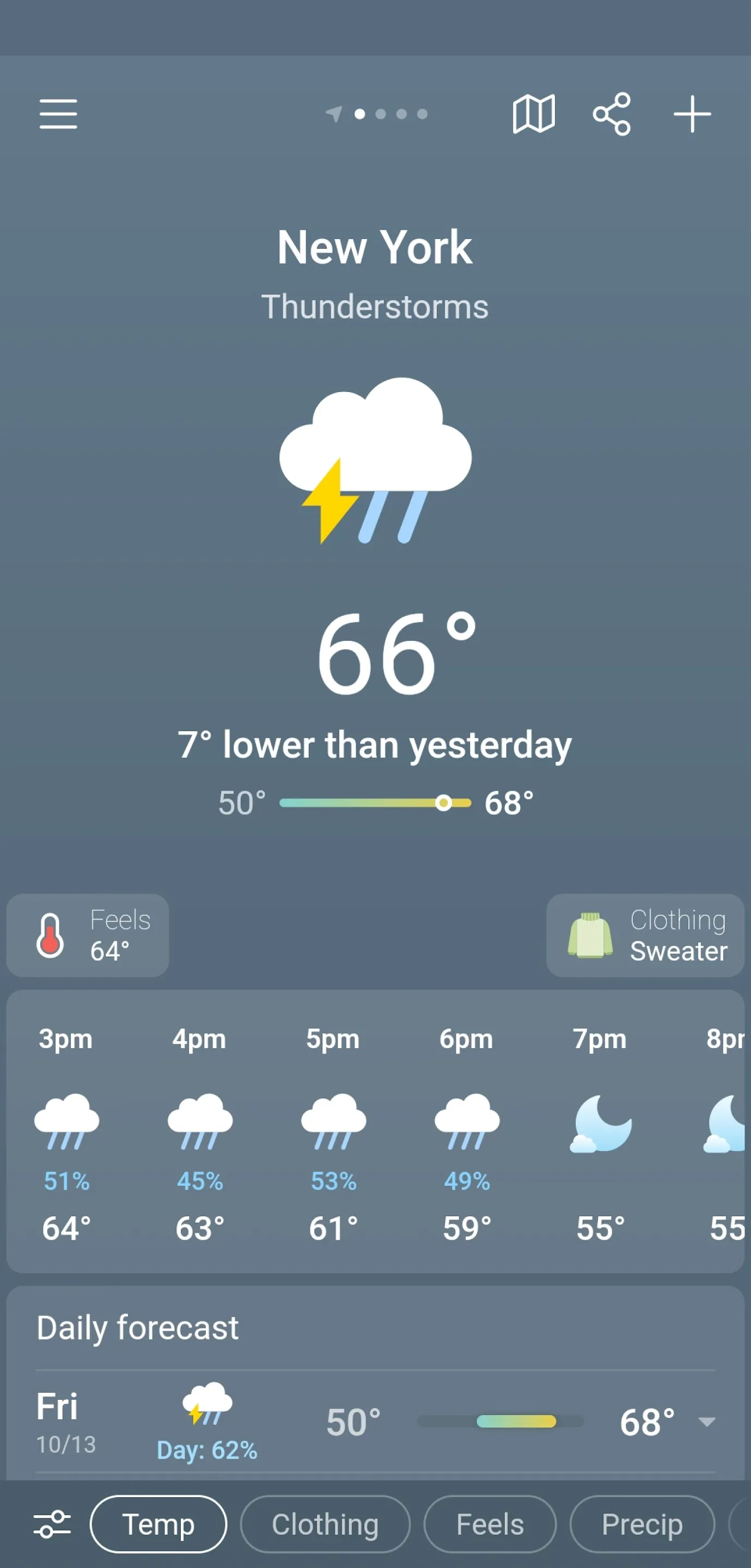 Weather & Clima - Weather Sky | Indus Appstore | Screenshot