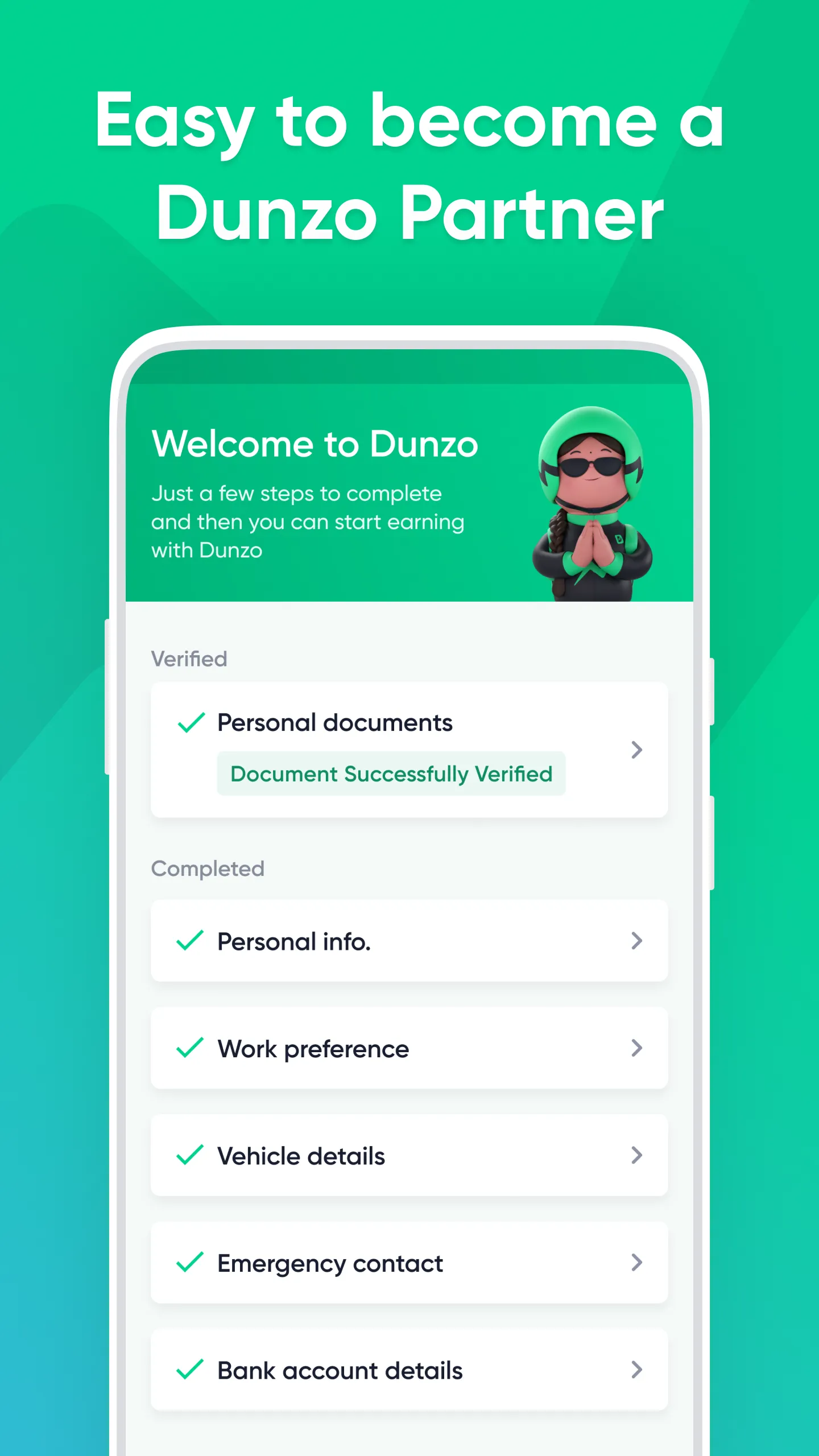 Dunzo Delivery Partner | Indus Appstore | Screenshot