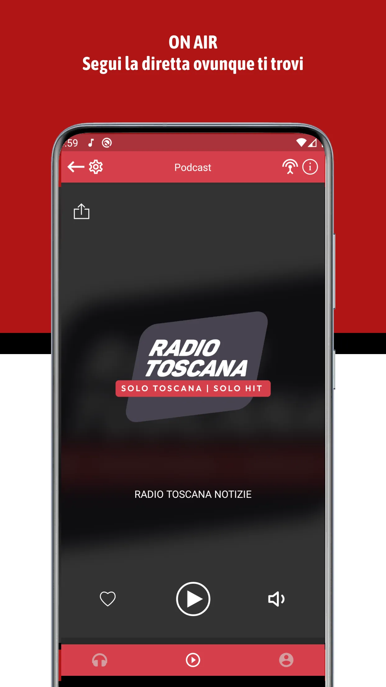 Radio Toscana | Indus Appstore | Screenshot