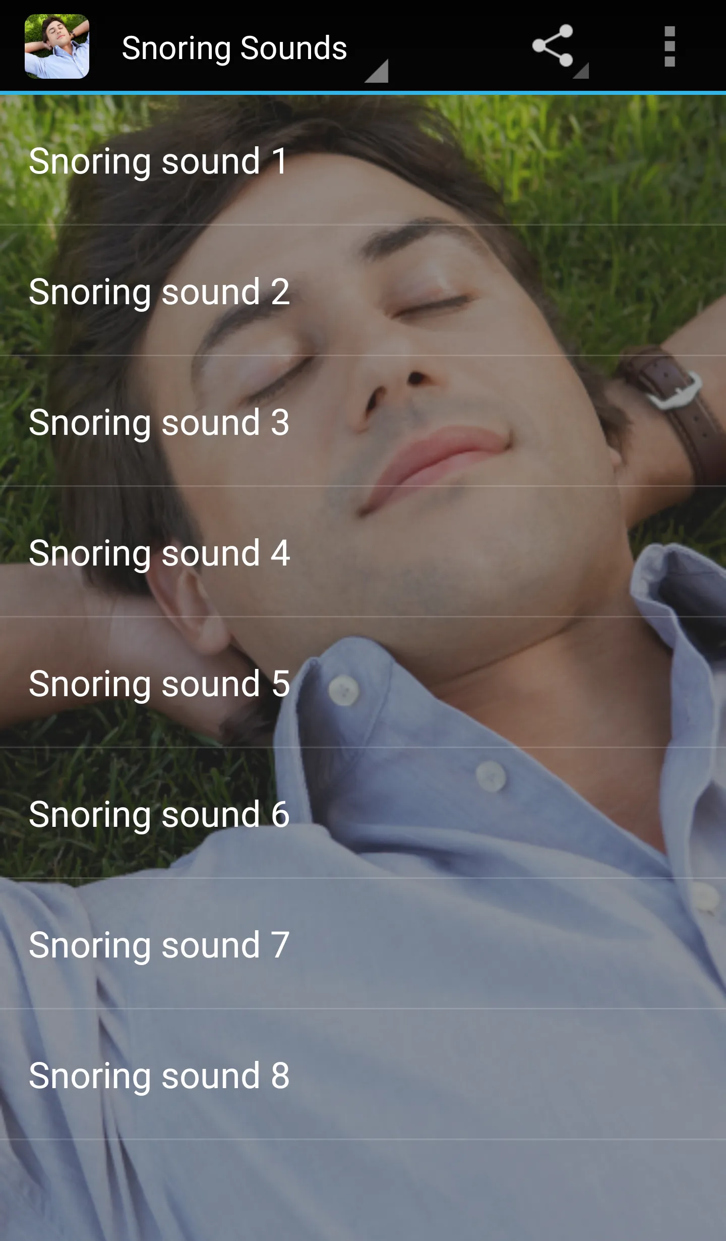 Snoring Sounds | Indus Appstore | Screenshot