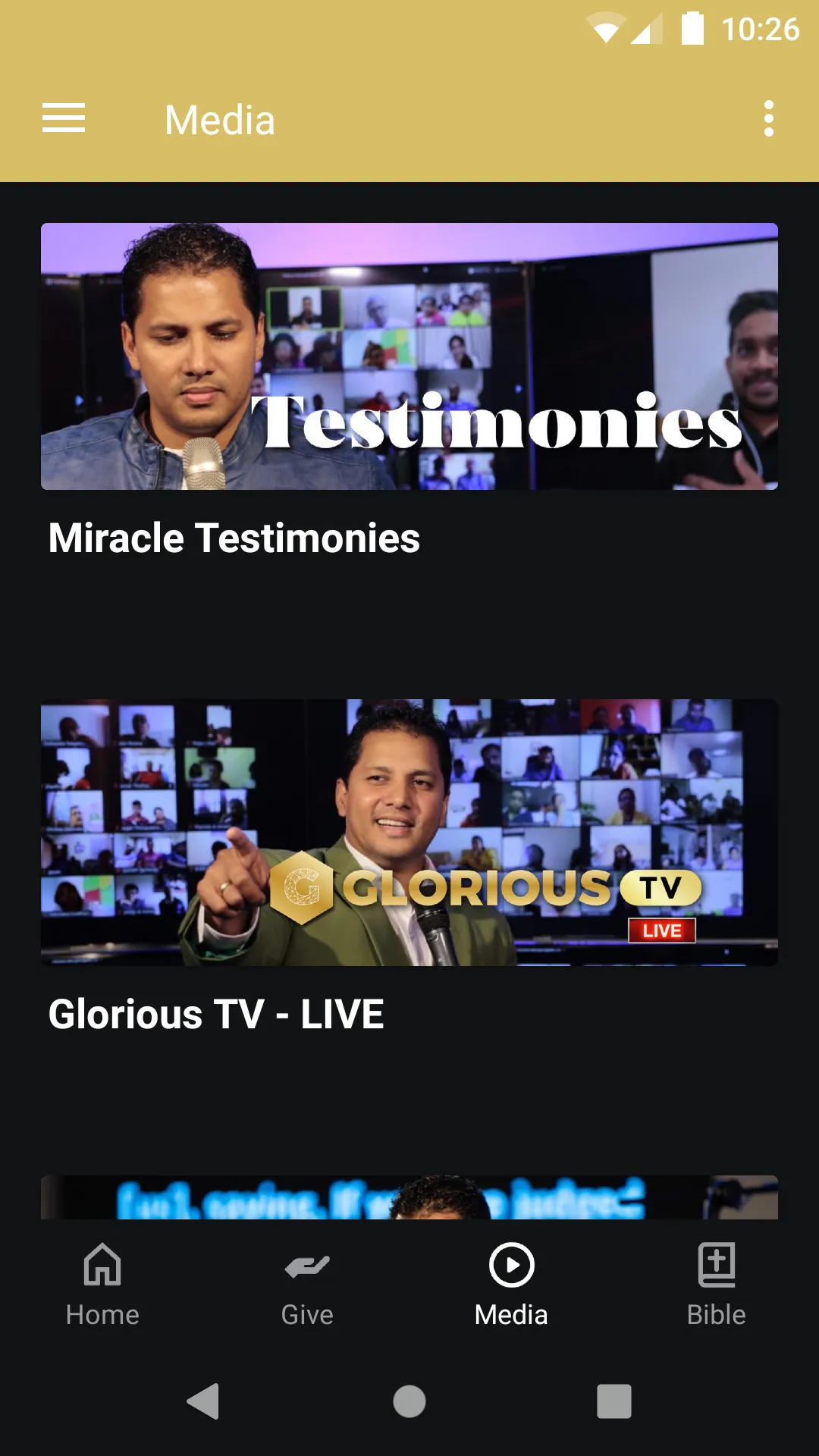 Glorious TV | Indus Appstore | Screenshot