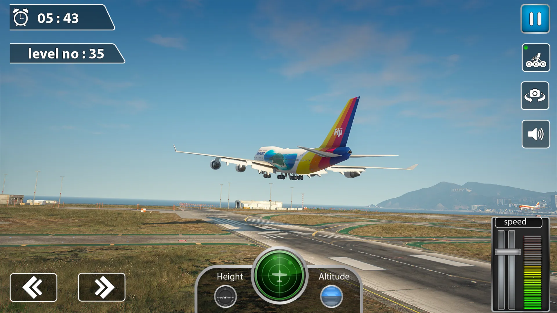 Airplane Flight 3d Simulator | Indus Appstore | Screenshot