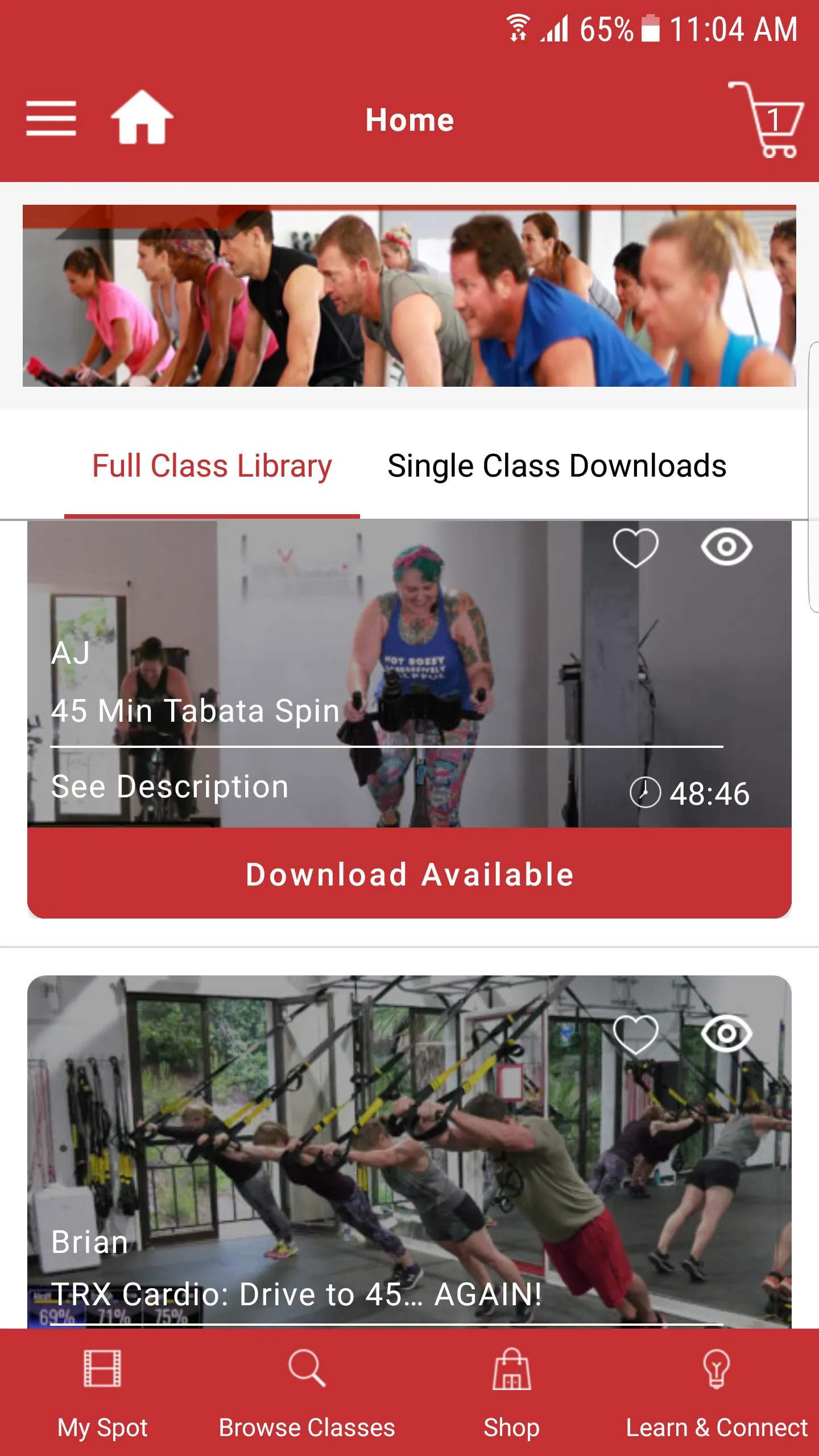 Studio SWEAT onDemand | Indus Appstore | Screenshot