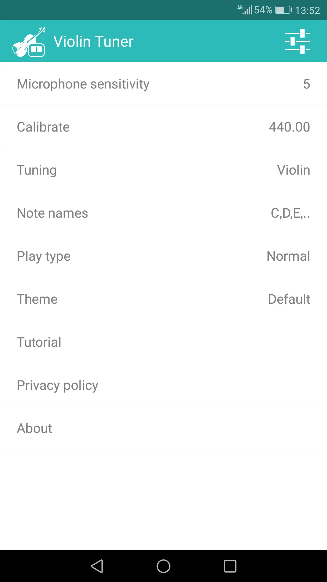 Violin Tuner | Indus Appstore | Screenshot