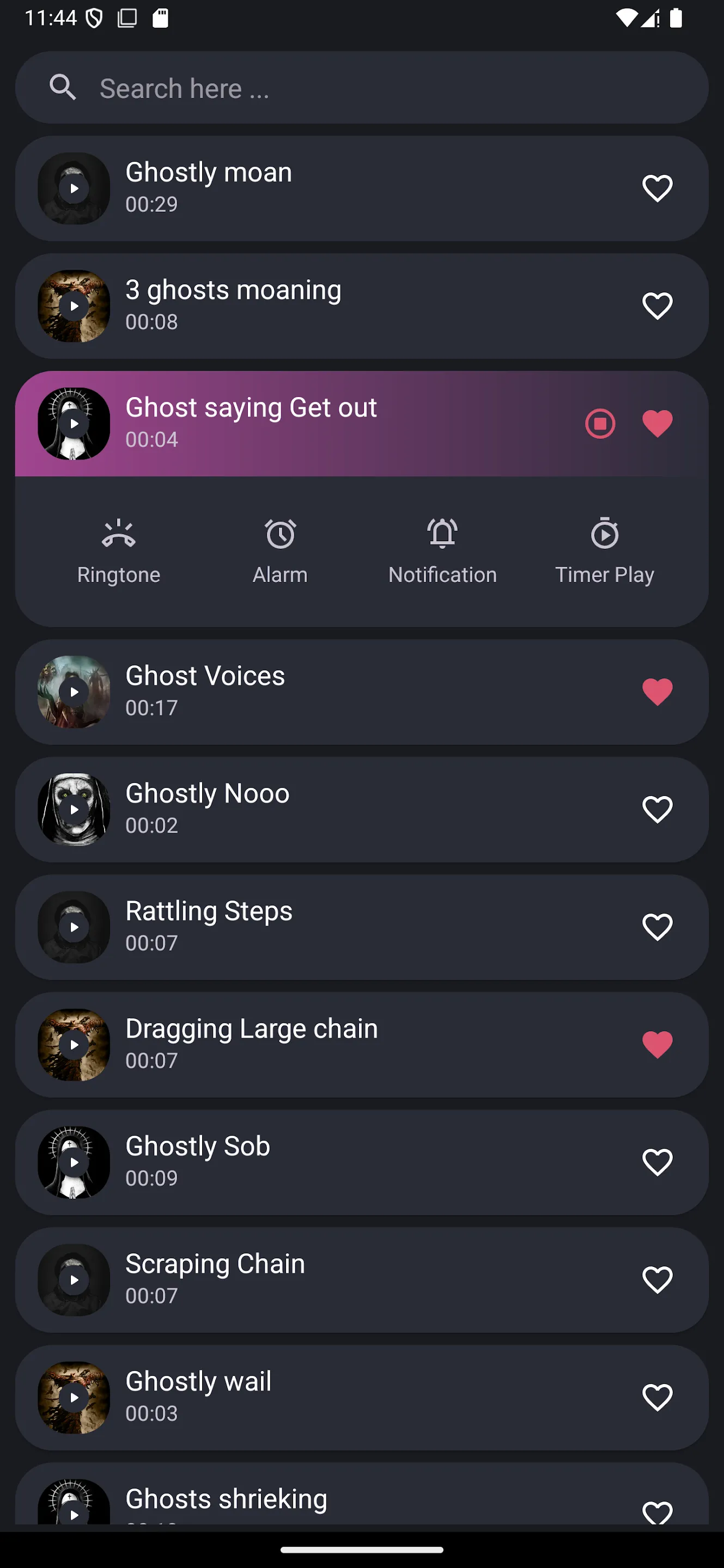 Horror Sounds | Indus Appstore | Screenshot