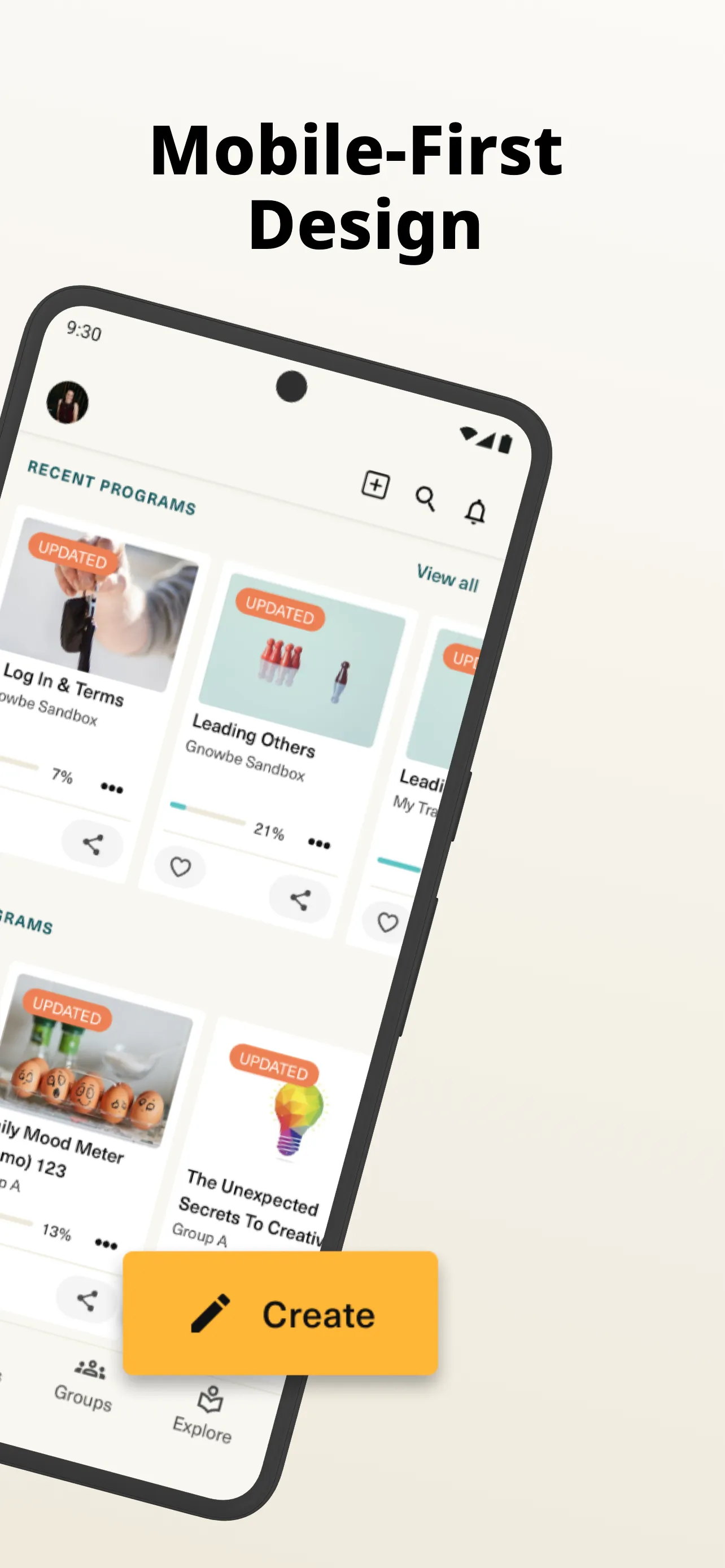 Gnowbe - training, onboarding | Indus Appstore | Screenshot