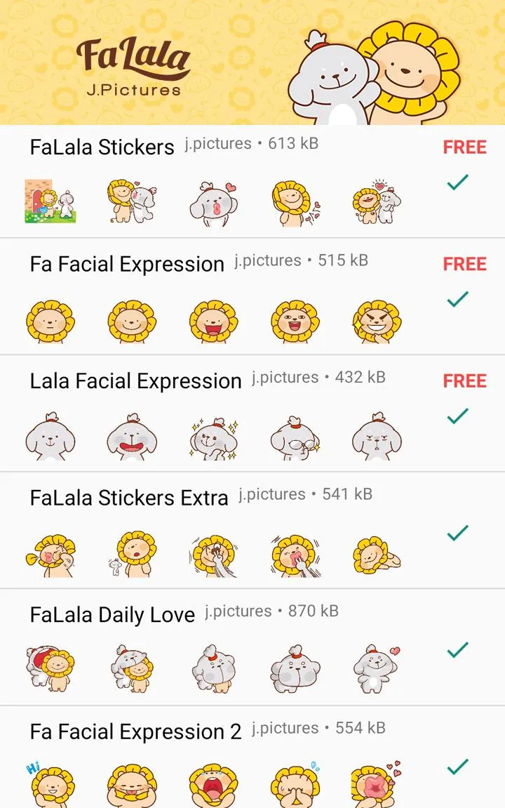 FaLala Stickers for WhatsApp | Indus Appstore | Screenshot