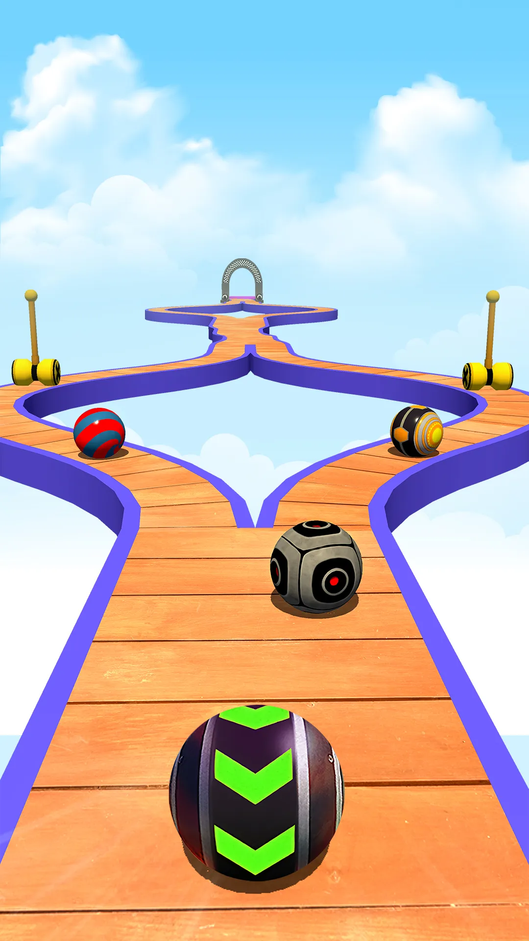 Sky Ramp Ball Run | Indus Appstore | Screenshot