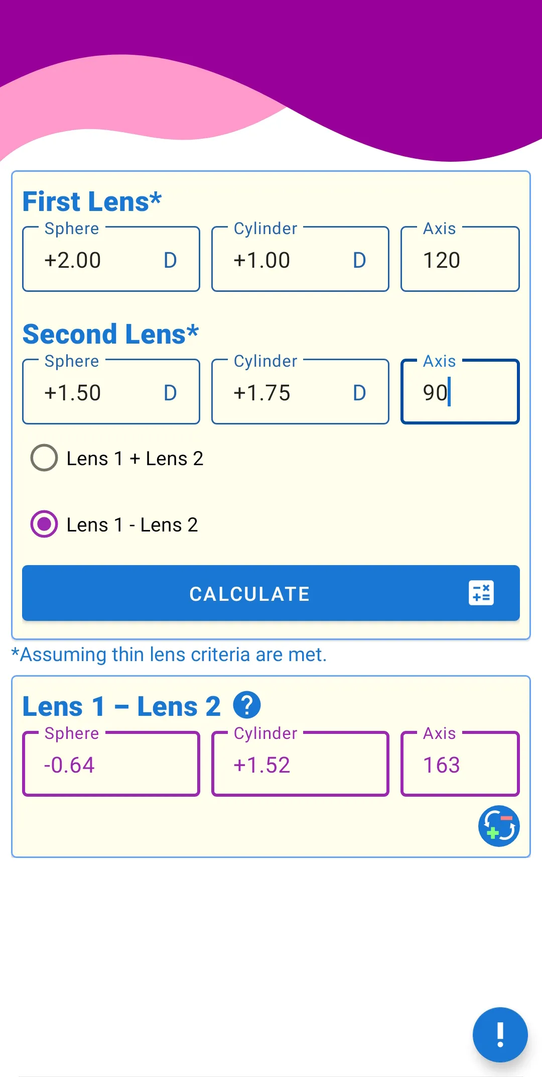 Oblique Lens Sum | Indus Appstore | Screenshot