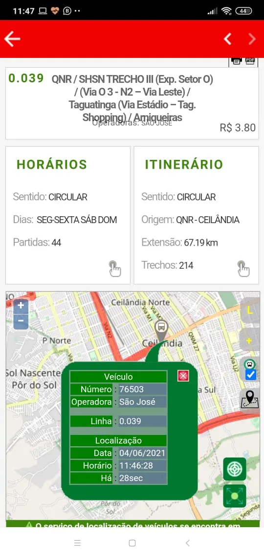 Ônibus Brasília | Indus Appstore | Screenshot