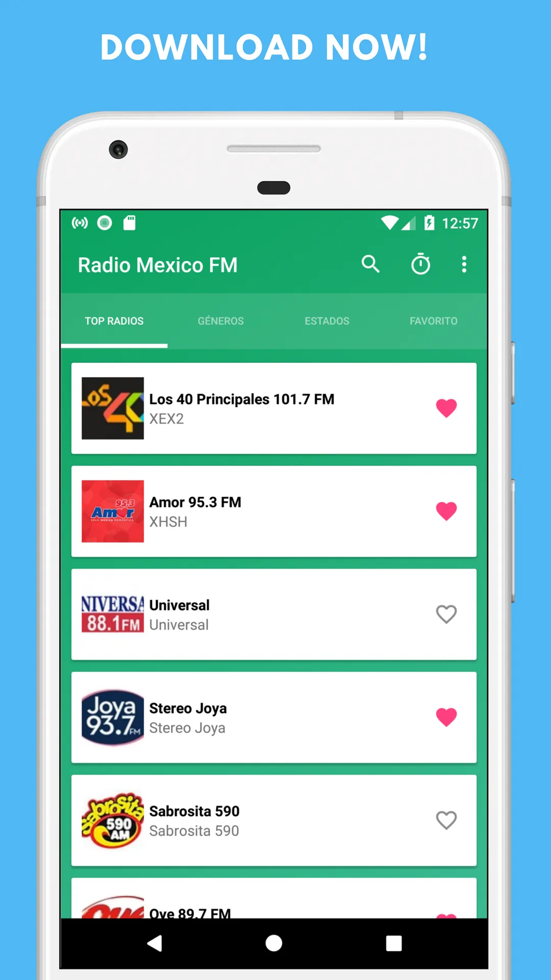 Radio Mexico FM & AM Stations | Indus Appstore | Screenshot