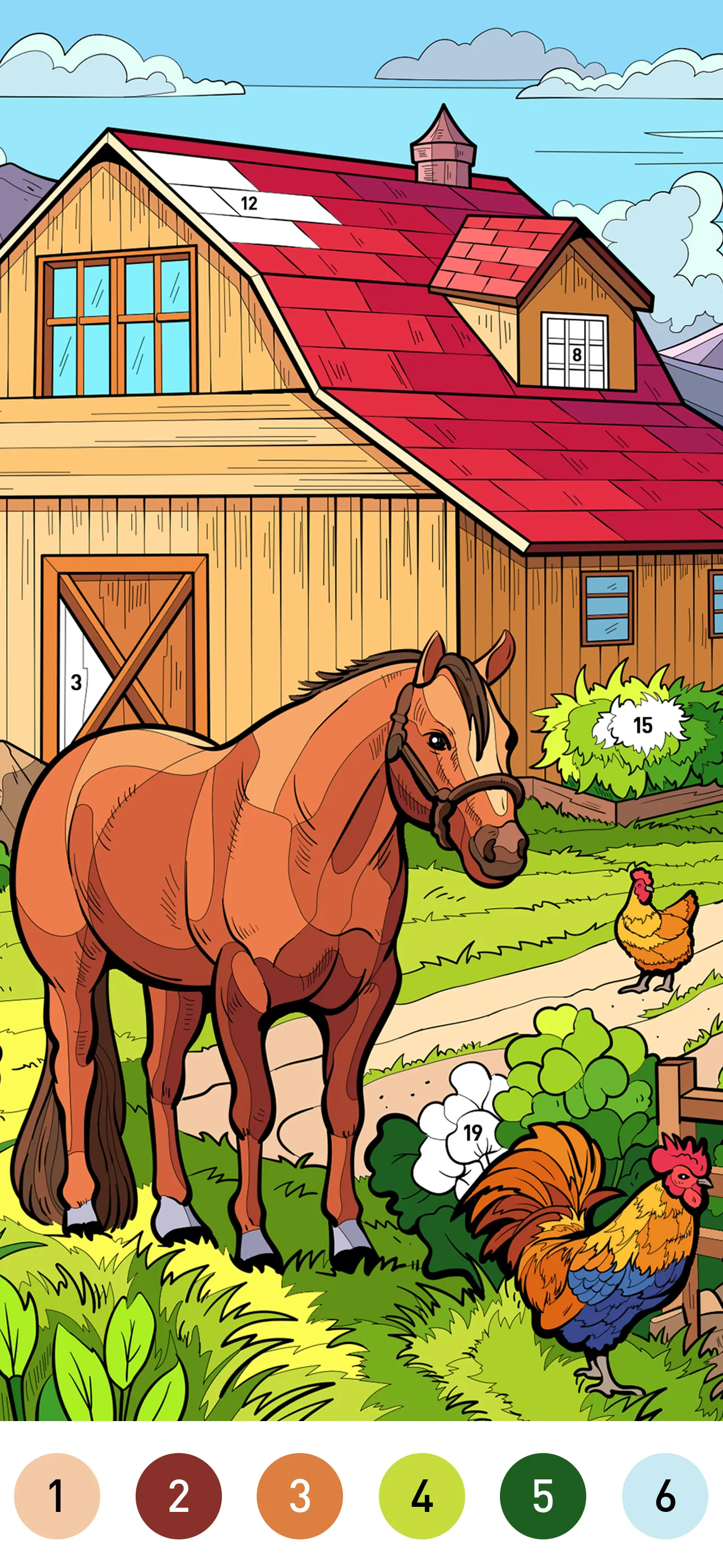 Country Farm Coloring Book | Indus Appstore | Screenshot