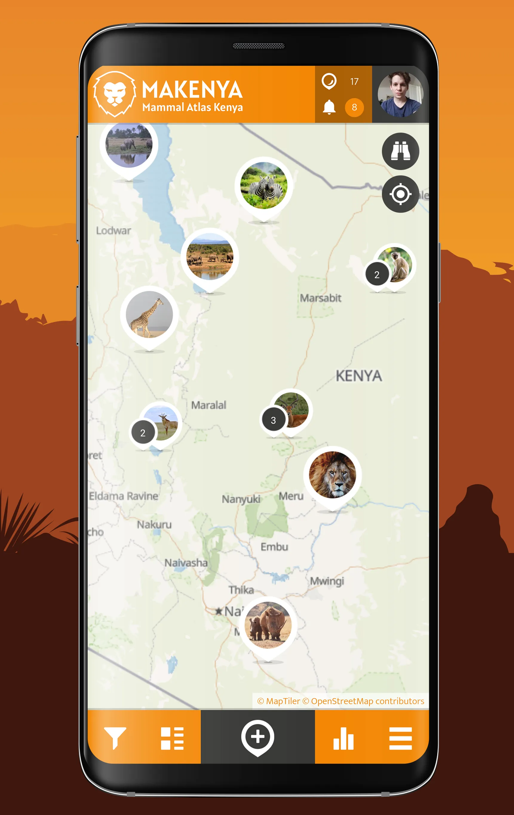 MAKENYA - Mammal Atlas Kenya | Indus Appstore | Screenshot