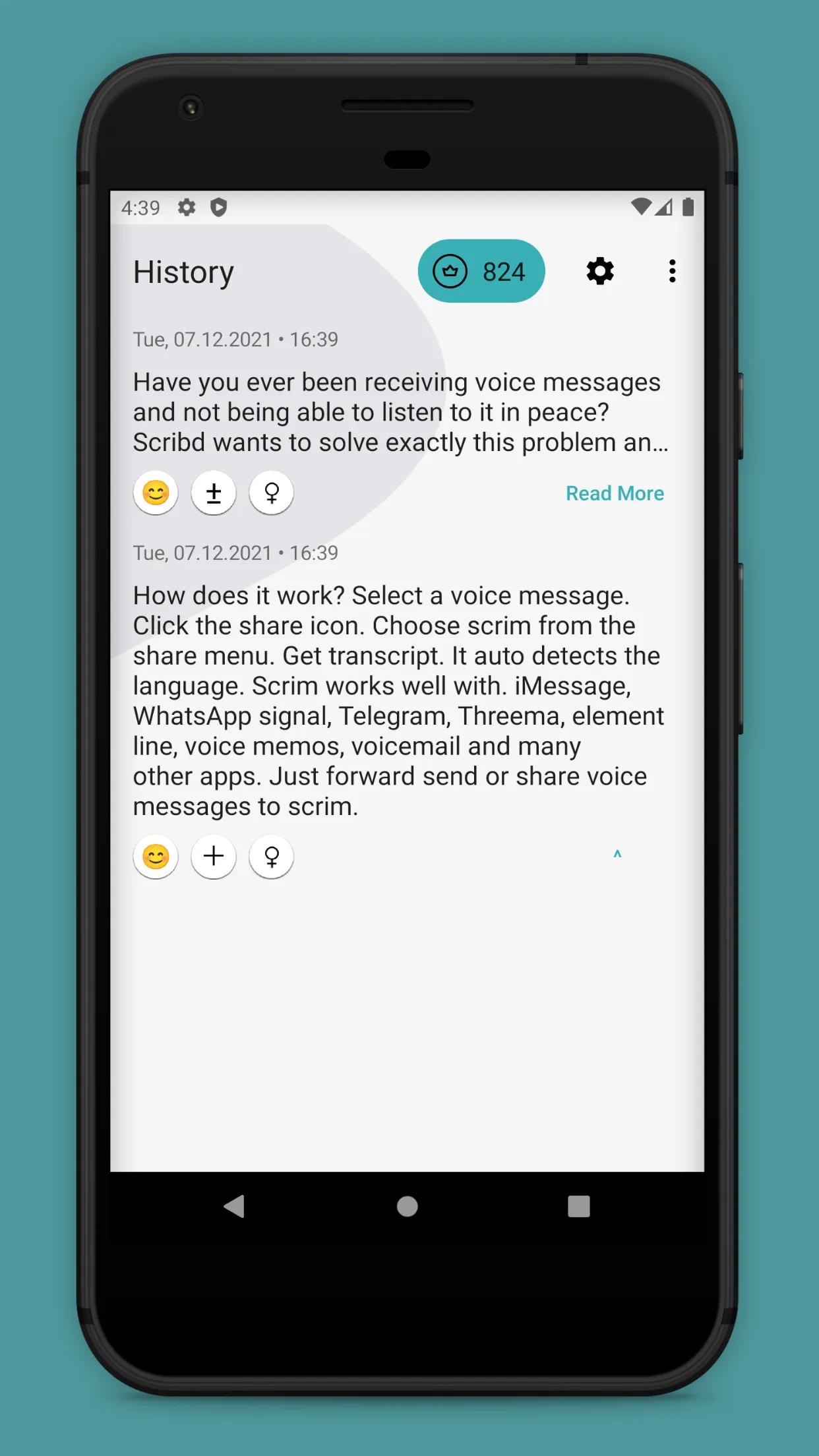 Scribbn - Voice to text | Indus Appstore | Screenshot