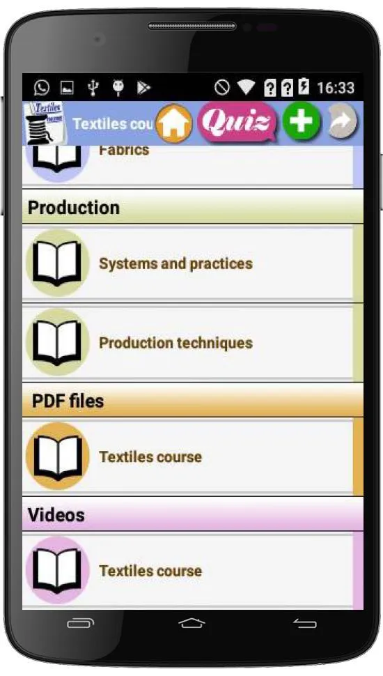 Textiles course | Indus Appstore | Screenshot