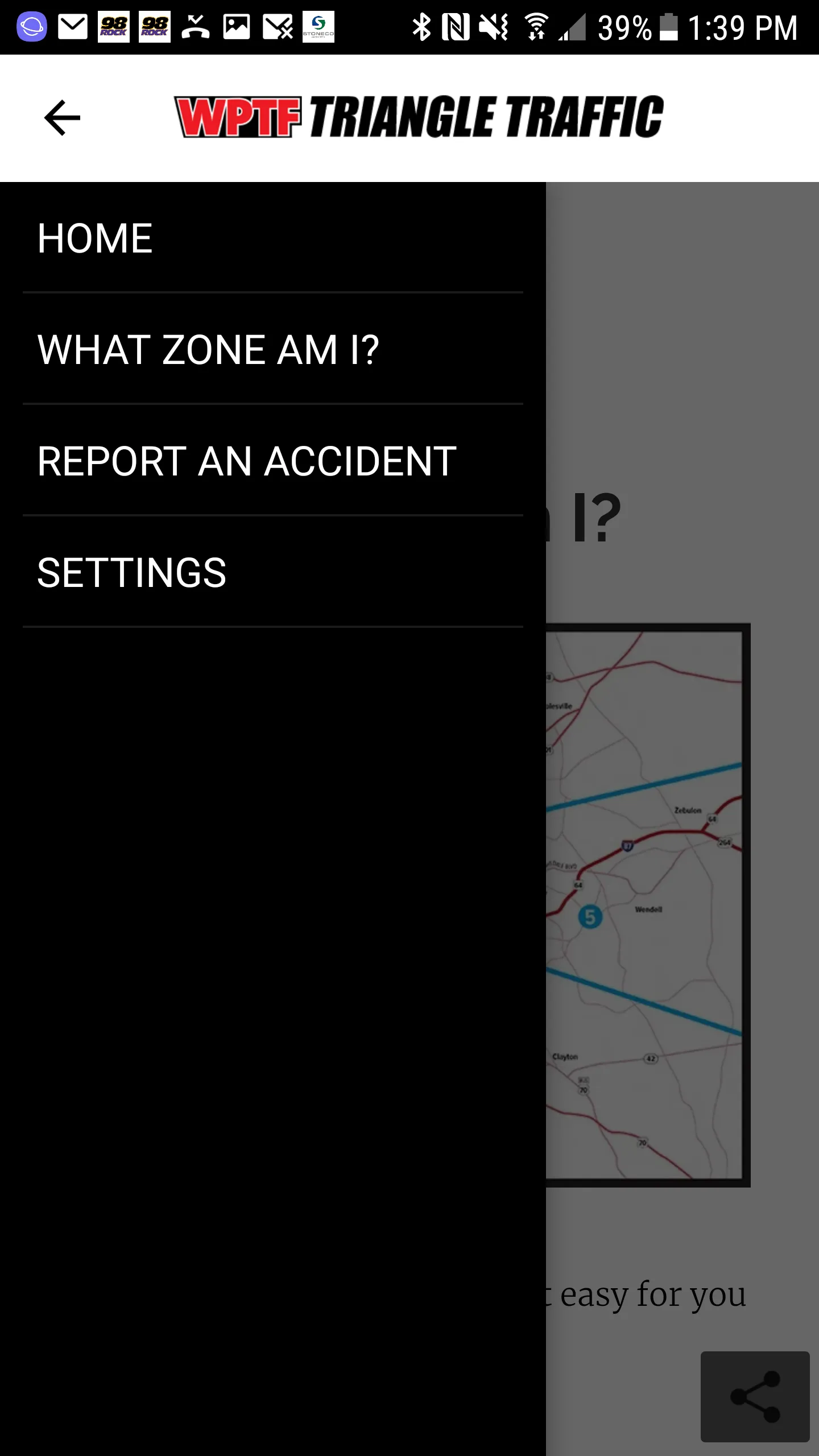 WPTF Triangle Traffic | Indus Appstore | Screenshot