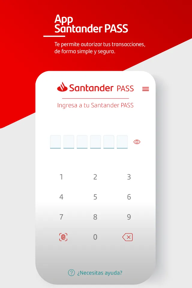 Santander PASS | Indus Appstore | Screenshot