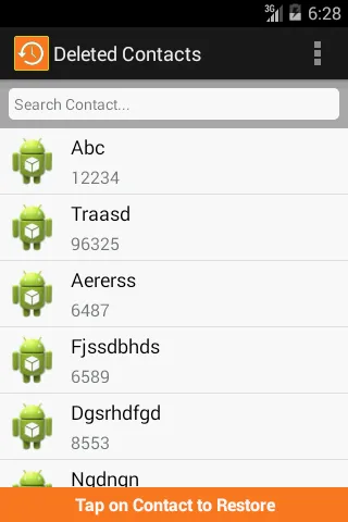 Restore Contacts : Recover Del | Indus Appstore | Screenshot