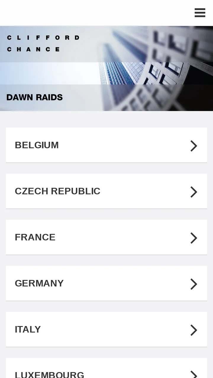 Clifford Chance - Dawn Raids | Indus Appstore | Screenshot