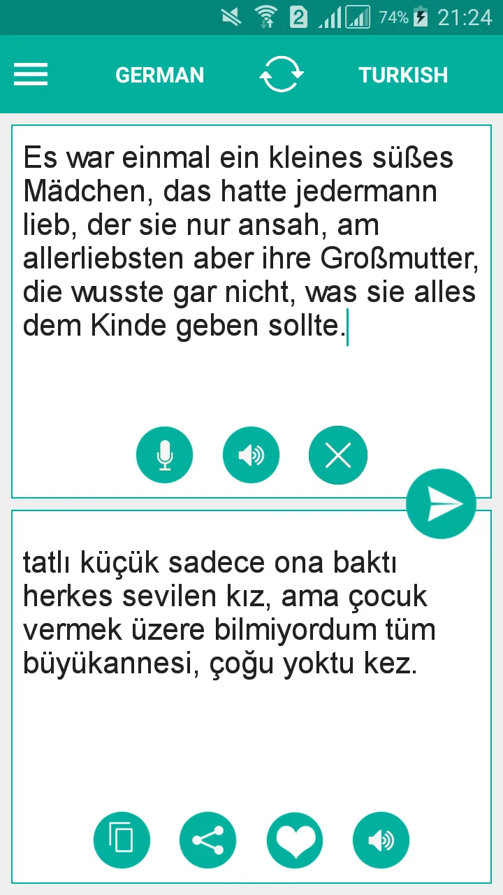 Turkish German Translator | Indus Appstore | Screenshot