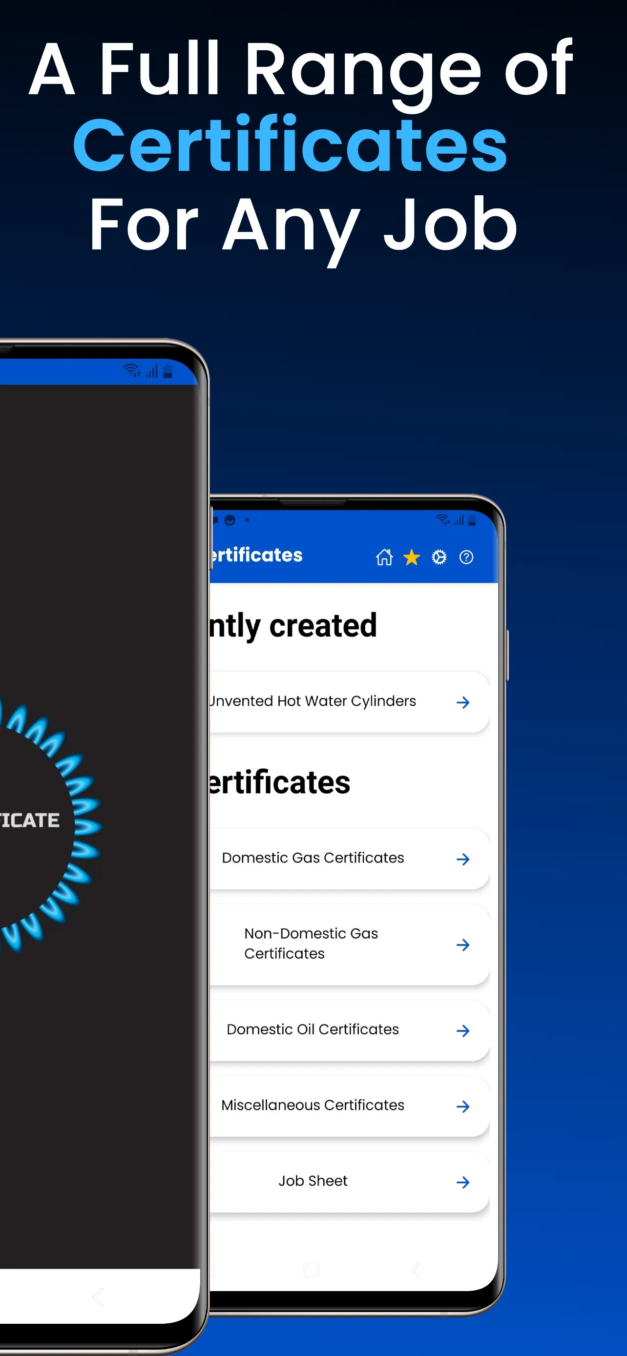 Gas Certificate App | Indus Appstore | Screenshot