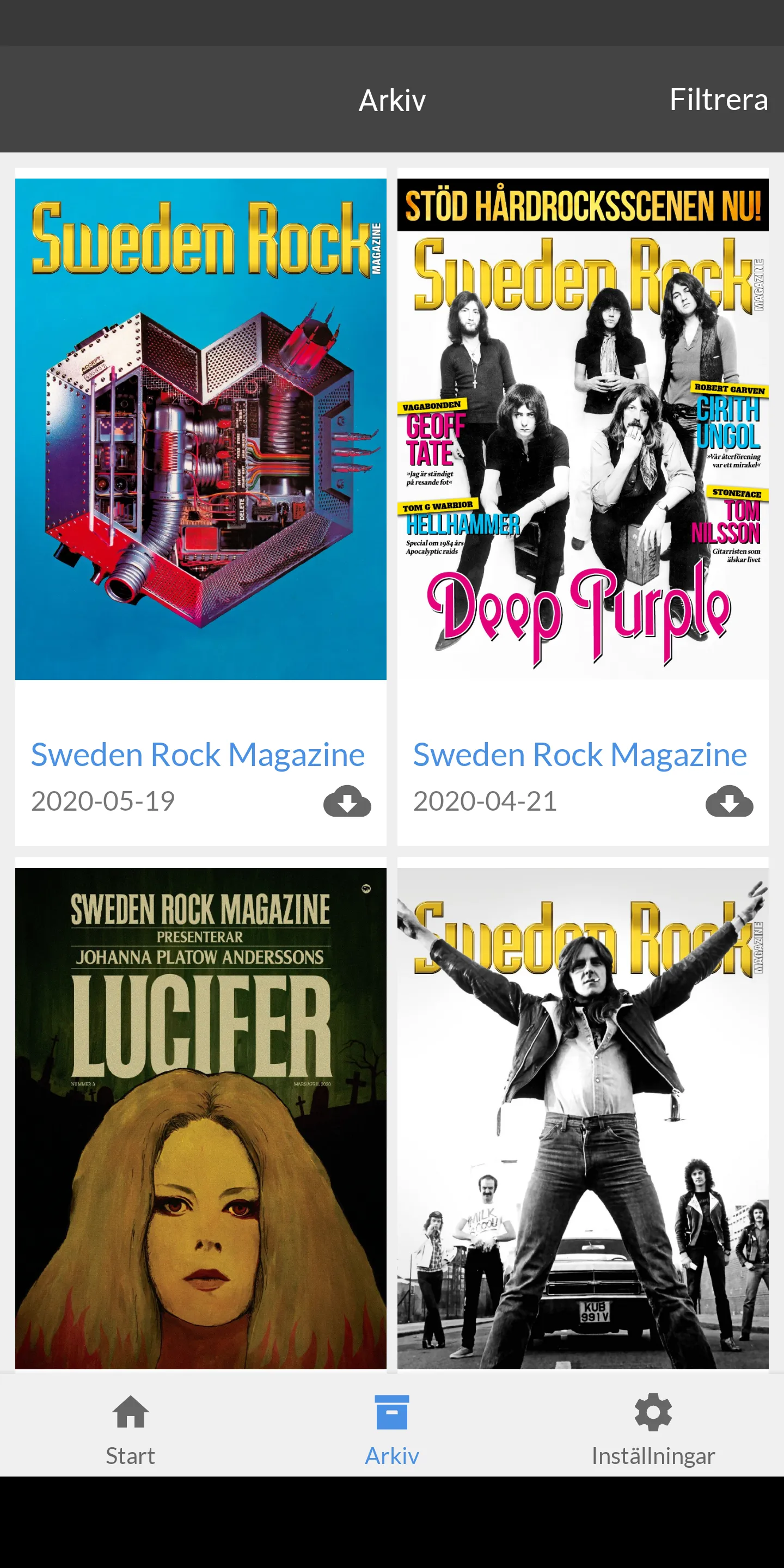 Sweden Rock Magazine | Indus Appstore | Screenshot