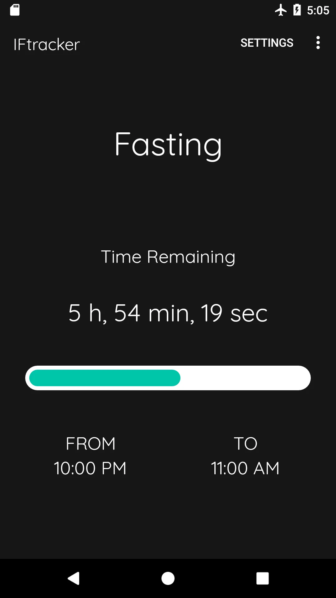 IFtracker - Intermittent Fasti | Indus Appstore | Screenshot