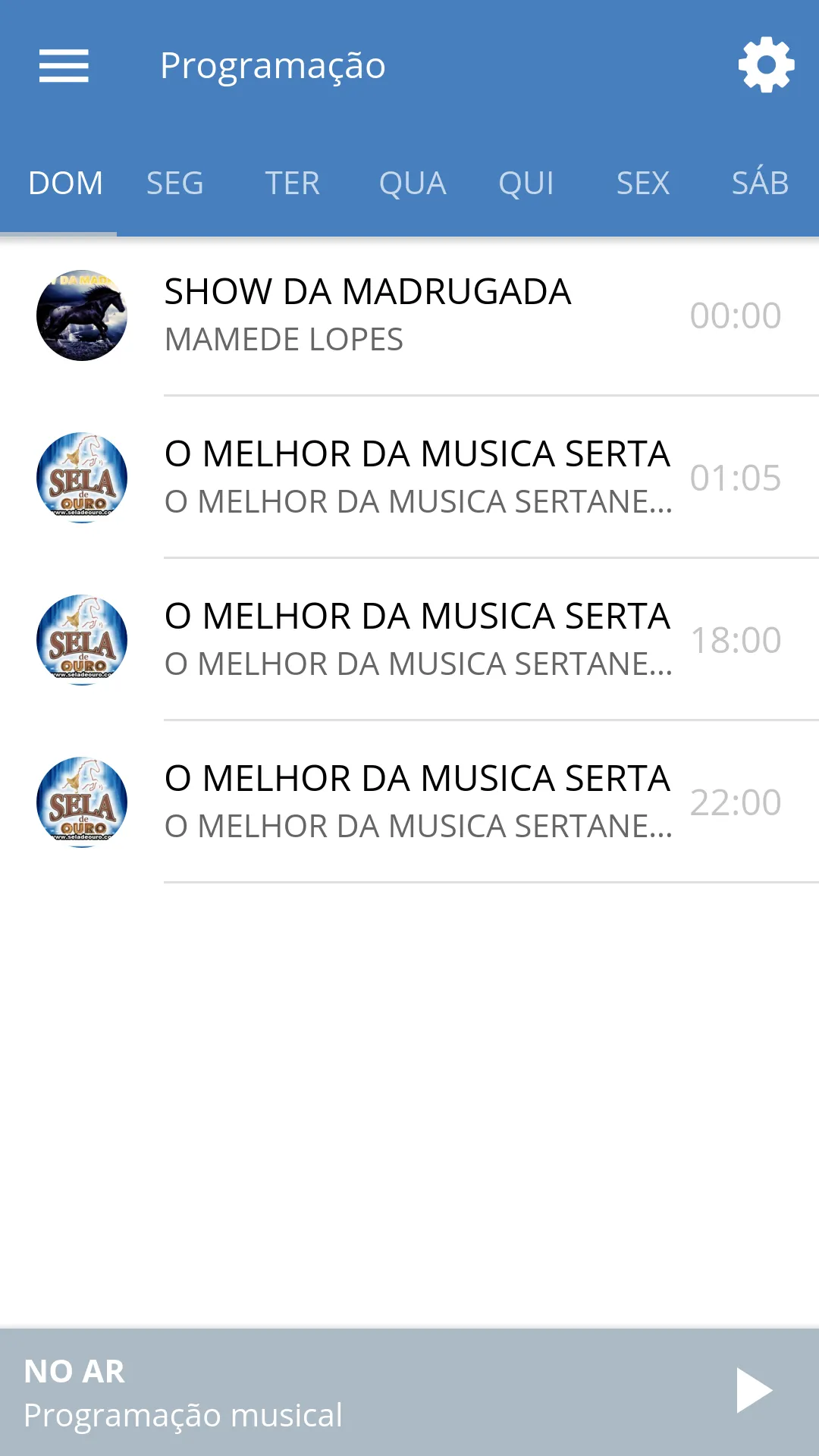 Rádio Sela de Ouro | Indus Appstore | Screenshot