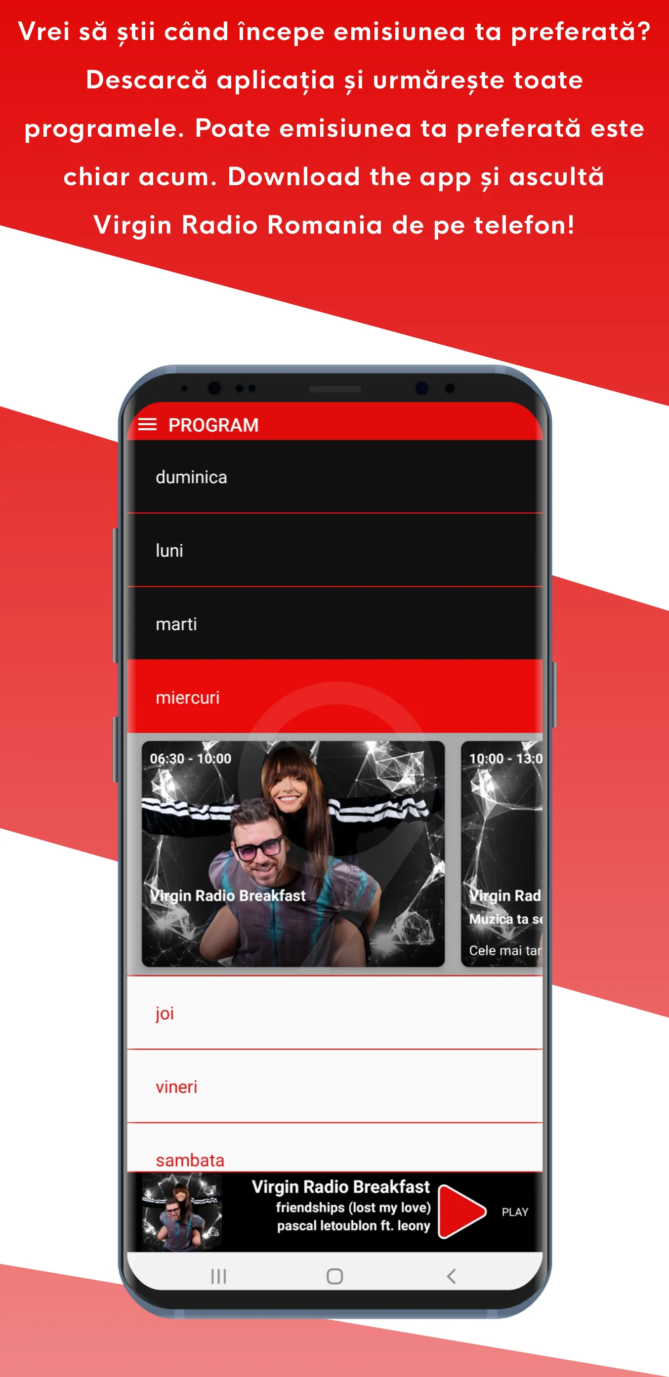 Virgin Radio Romania | Indus Appstore | Screenshot