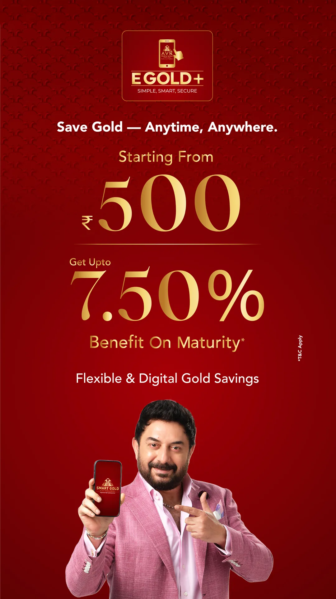 Smart Gold by AVR Swarnamahal | Indus Appstore | Screenshot