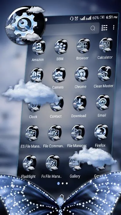 Lake Moon Night Launcher Theme | Indus Appstore | Screenshot