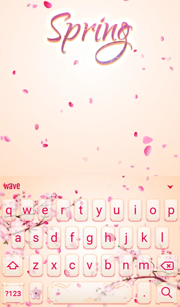 Spring Keyboard & Wallpaper | Indus Appstore | Screenshot