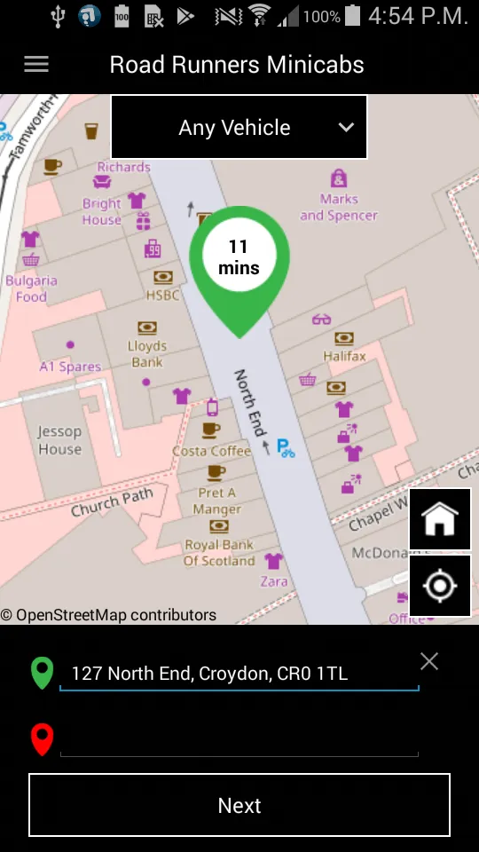 Roadrunners Minicabs | Indus Appstore | Screenshot