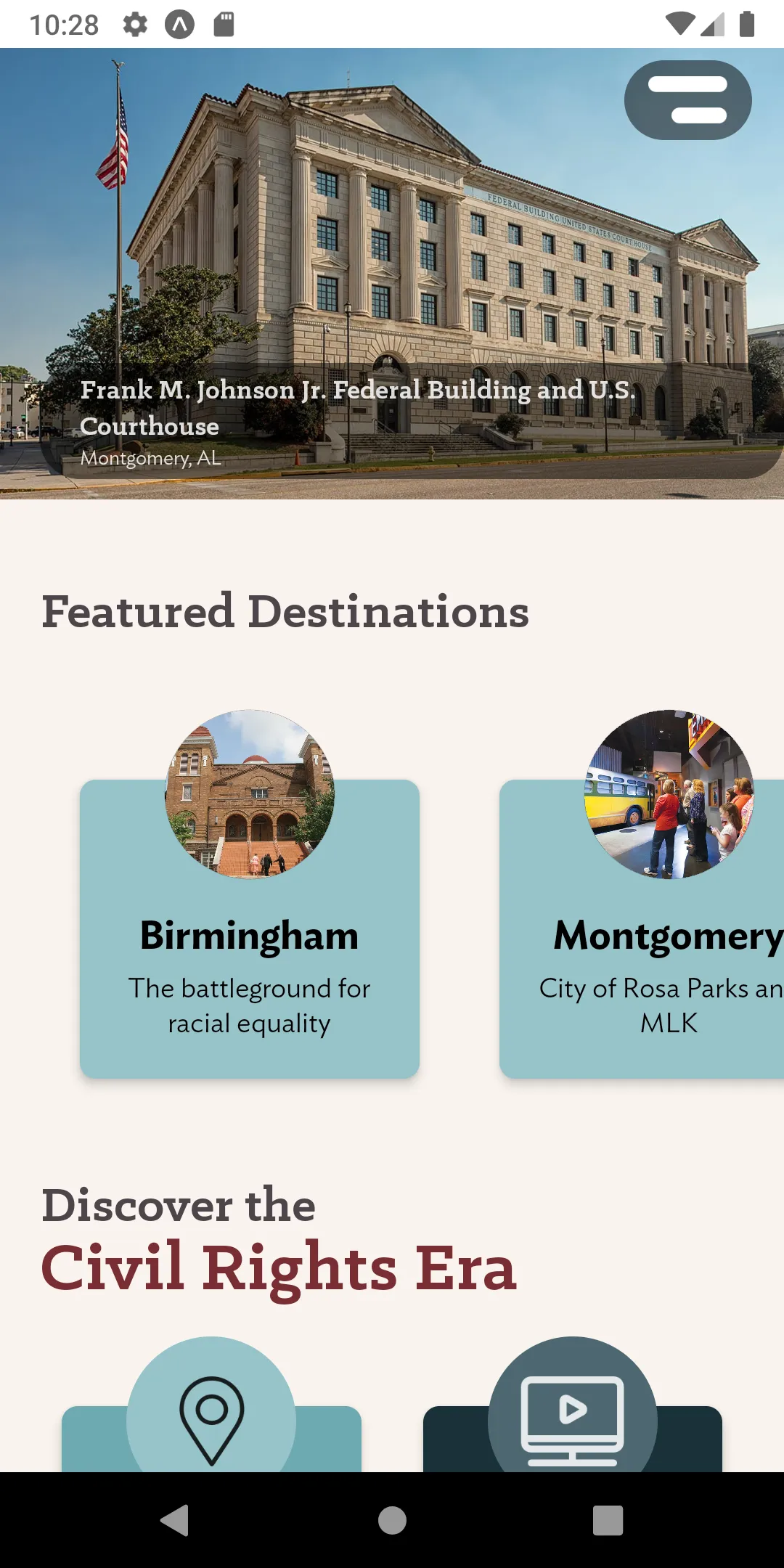 The Alabama Civil Rights Trail | Indus Appstore | Screenshot