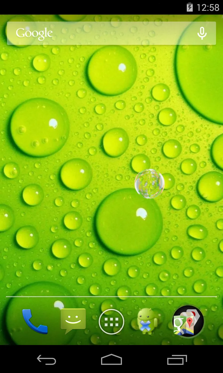 Water drops Live Wallpaper | Indus Appstore | Screenshot