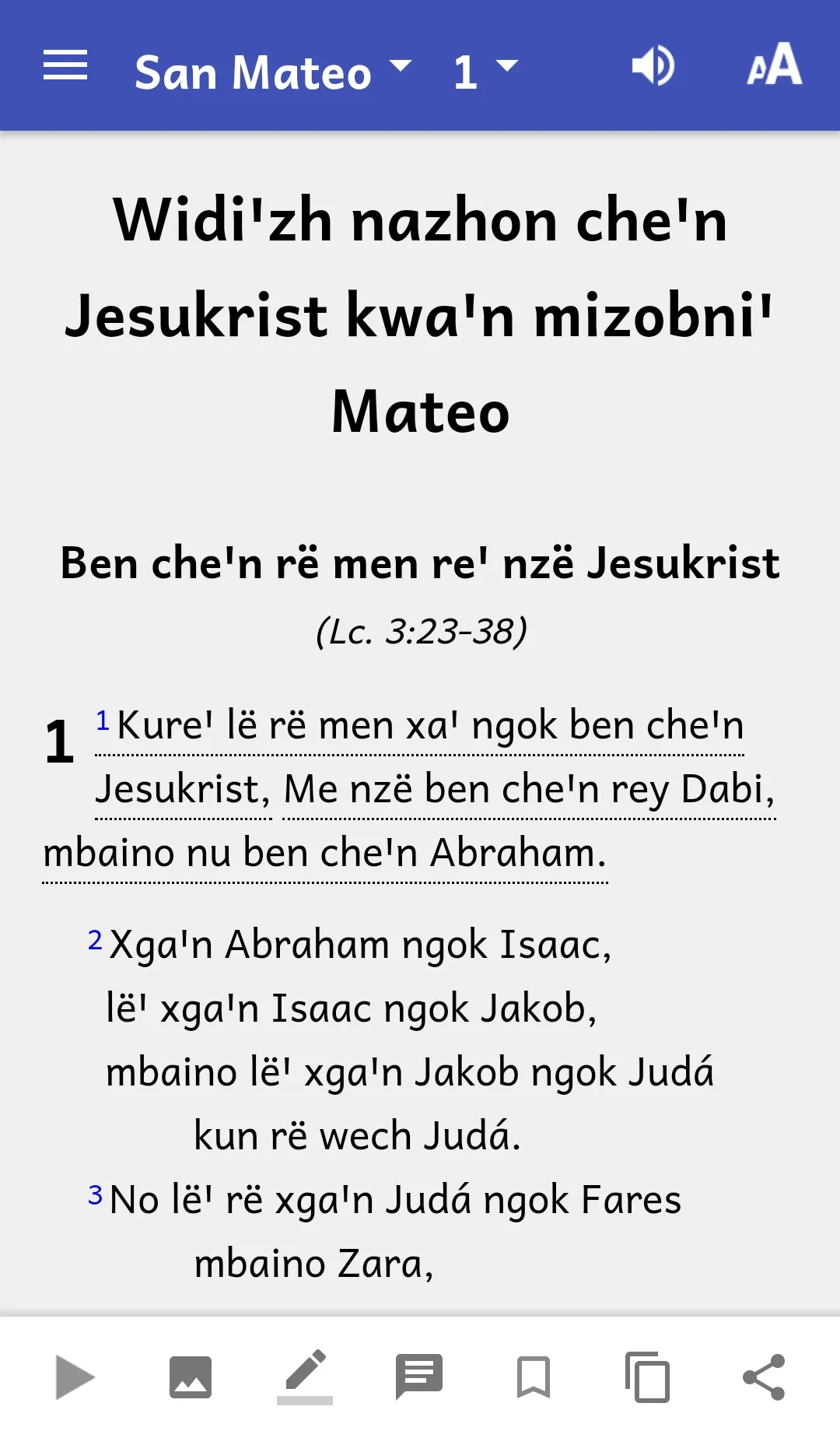 Zapotec Coatecas Altas Bible | Indus Appstore | Screenshot