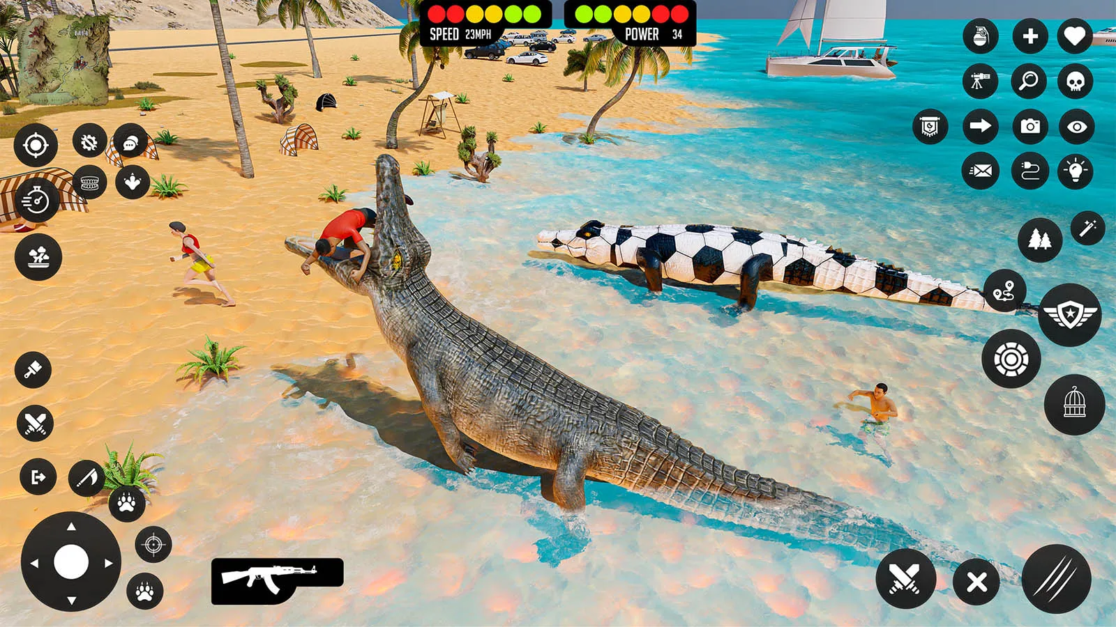 Crocodile Games Animal Sim 3D | Indus Appstore | Screenshot