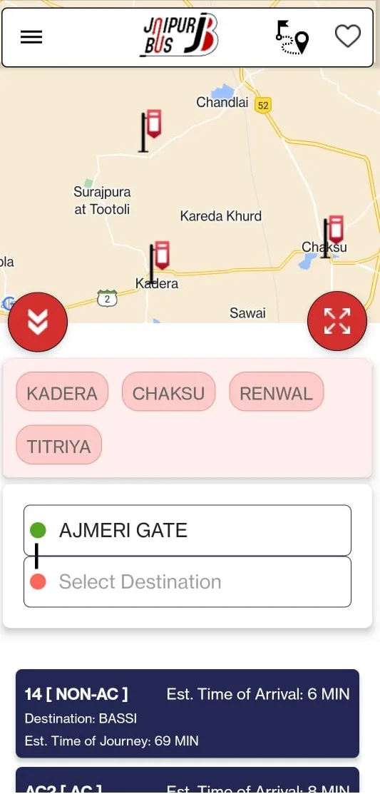 JCTSL - JAIPUR CITY TRANSPORT | Indus Appstore | Screenshot