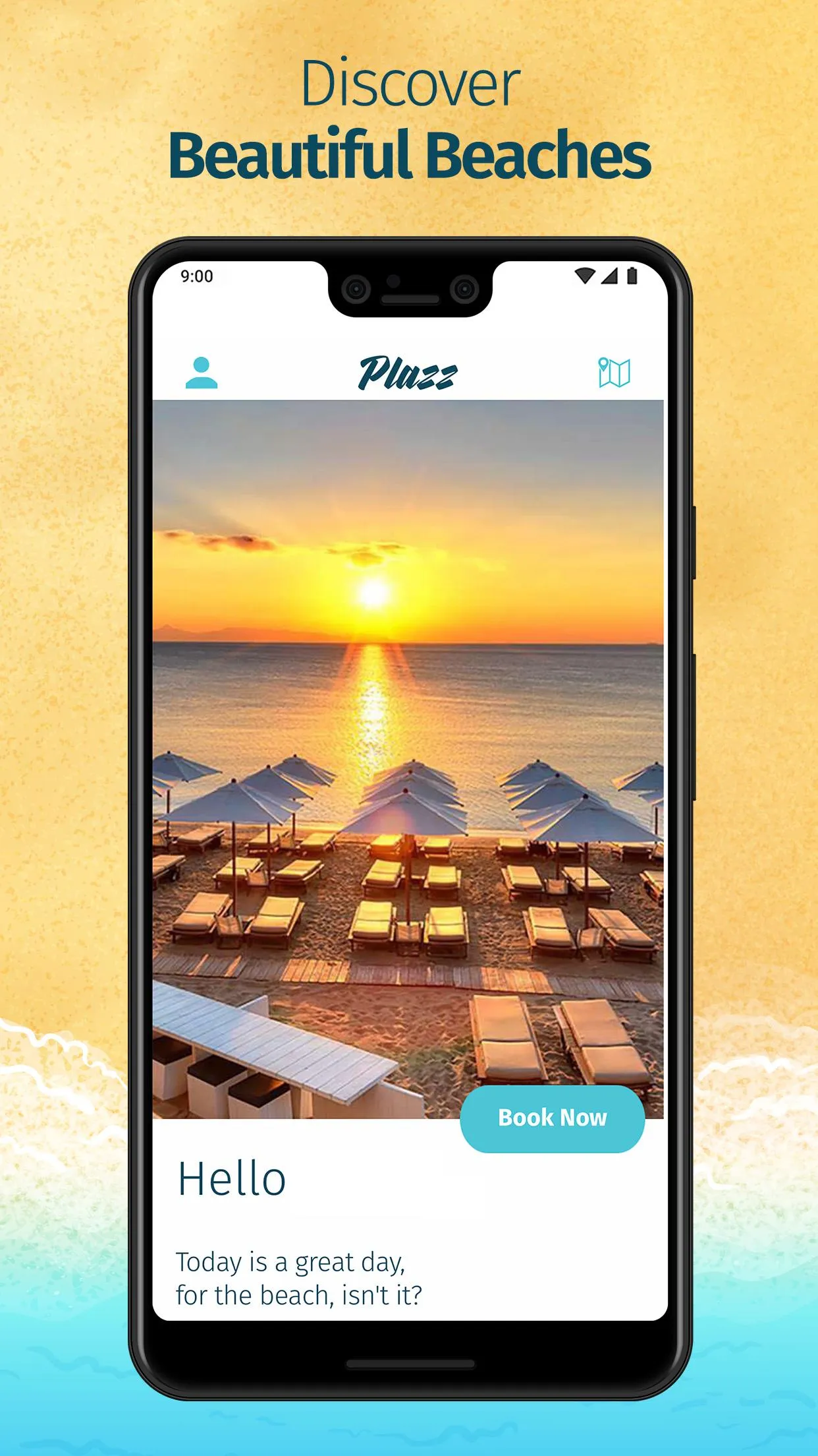 Plazz - Reserve your beach bed | Indus Appstore | Screenshot