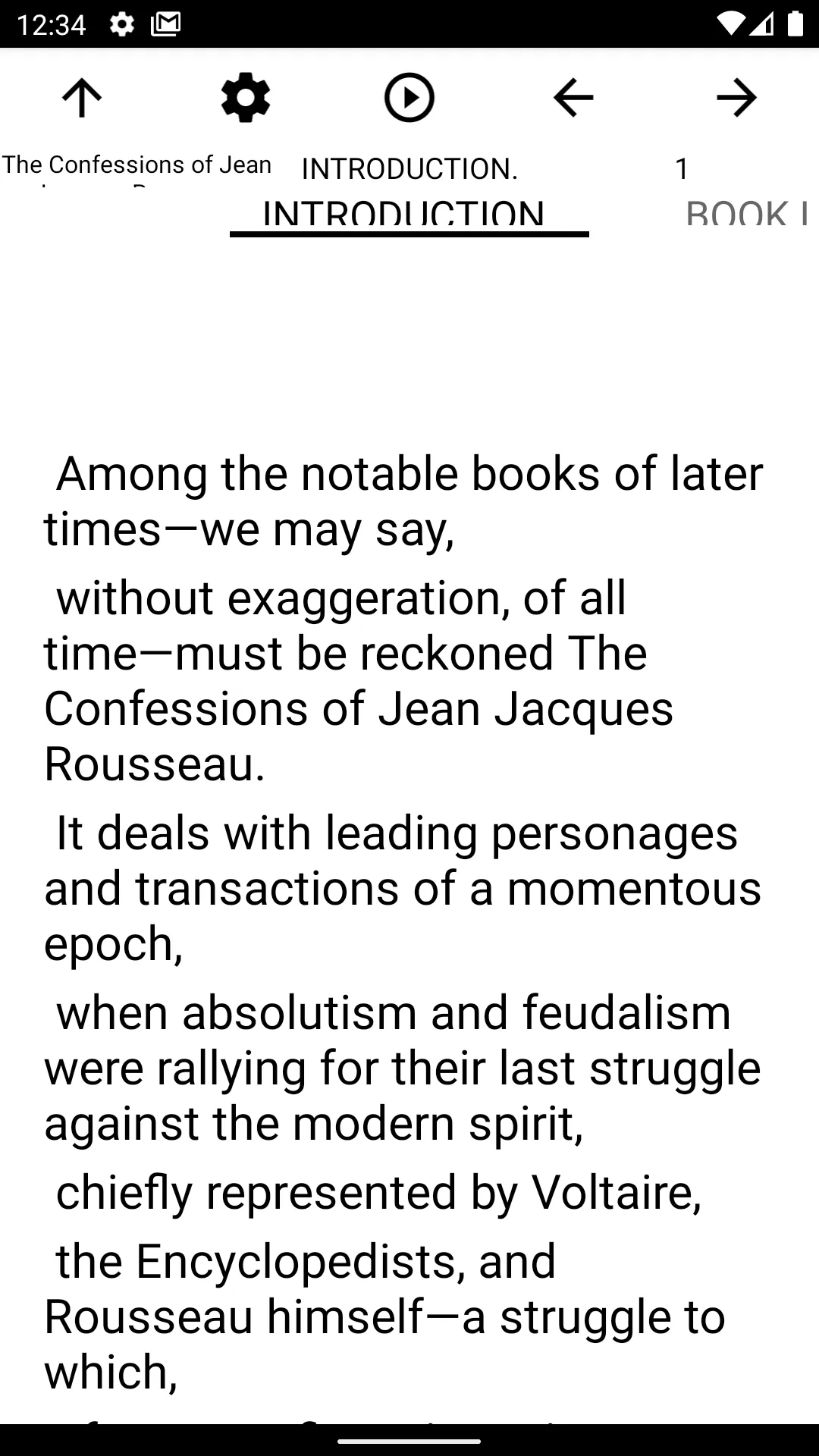 Book, The Confessions of Jean  | Indus Appstore | Screenshot