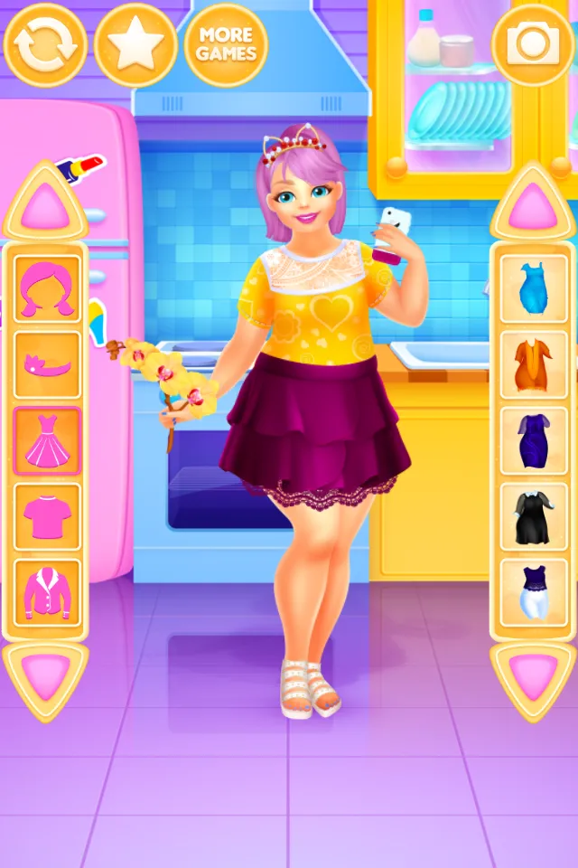 Chubby Girl Dress Up | Indus Appstore | Screenshot