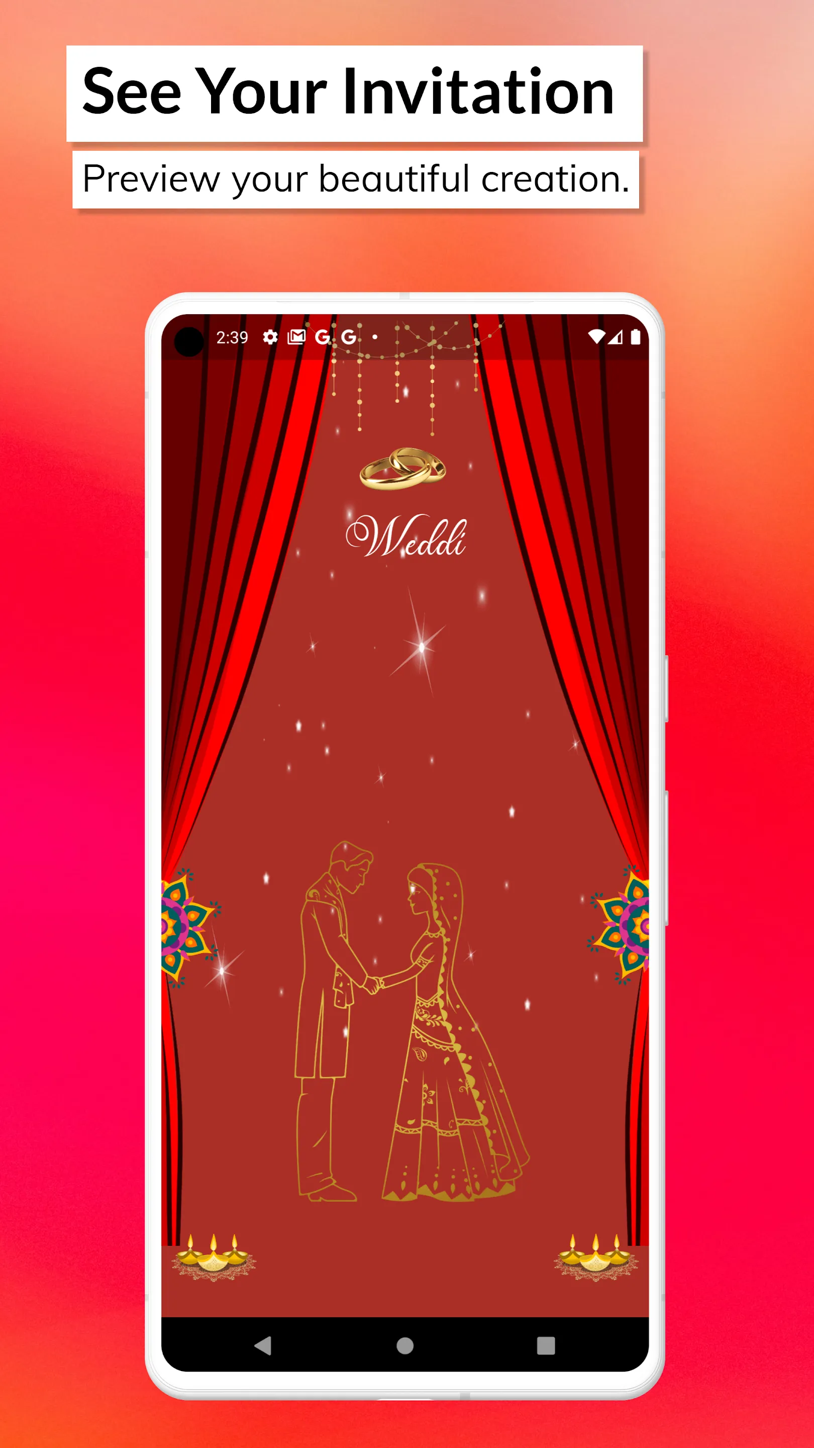 Wedding Invitation Video Maker | Indus Appstore | Screenshot