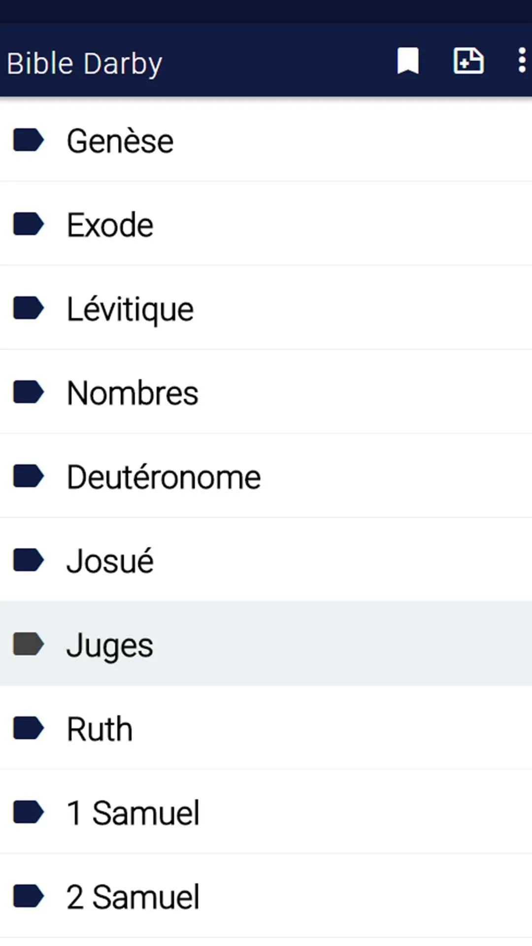 Bible Darby en français | Indus Appstore | Screenshot