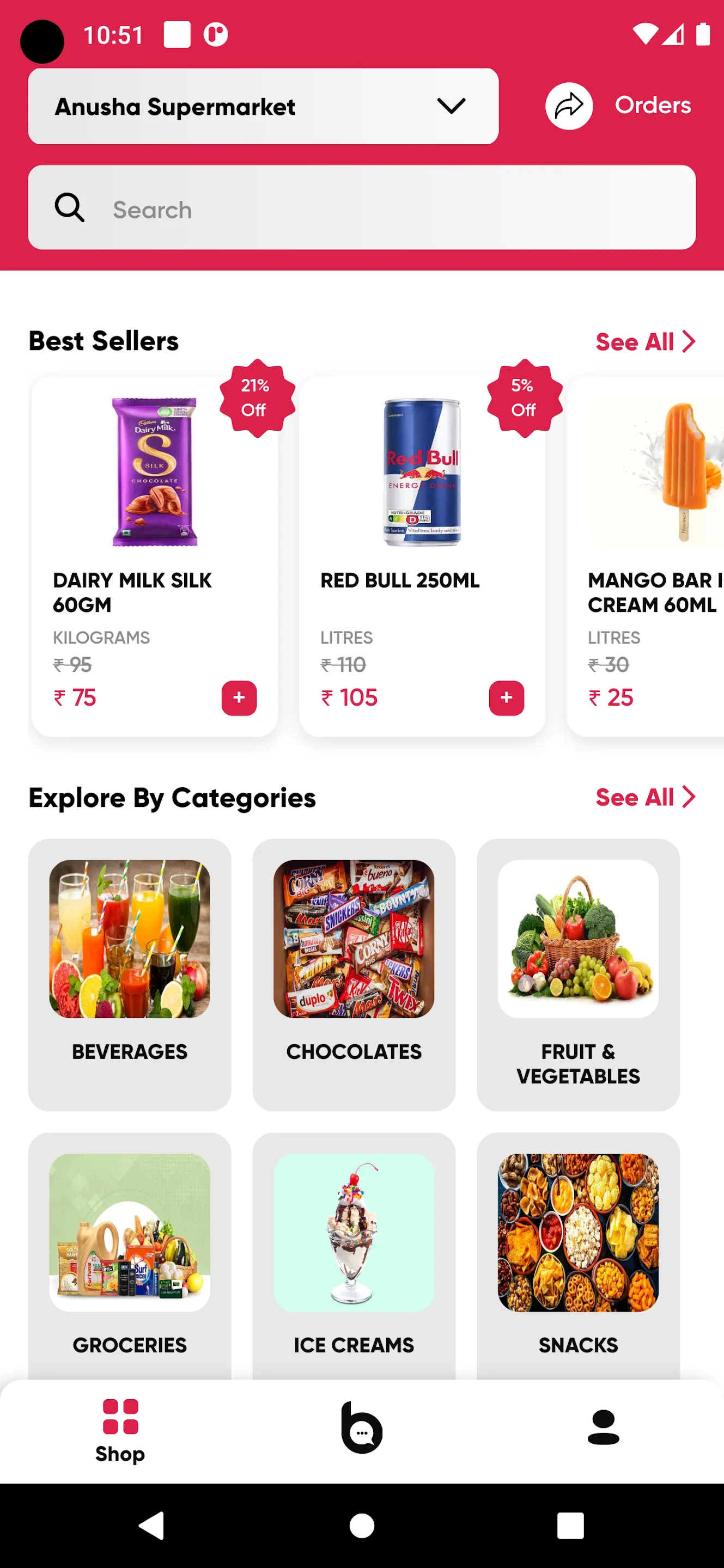 Anusha Supermarket | Indus Appstore | Screenshot