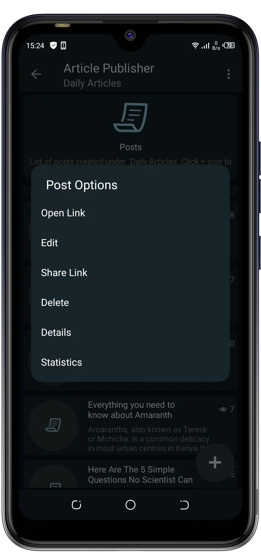 Article Publisher | Indus Appstore | Screenshot