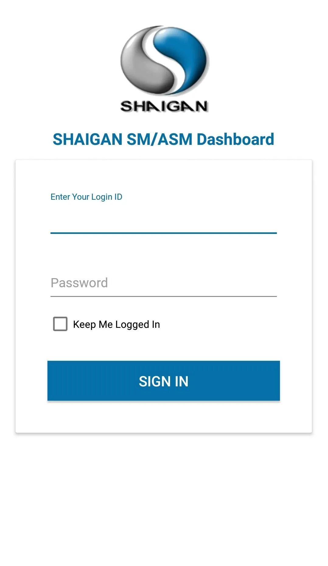 SHAIGAN SM/ASM Dashboard | Indus Appstore | Screenshot