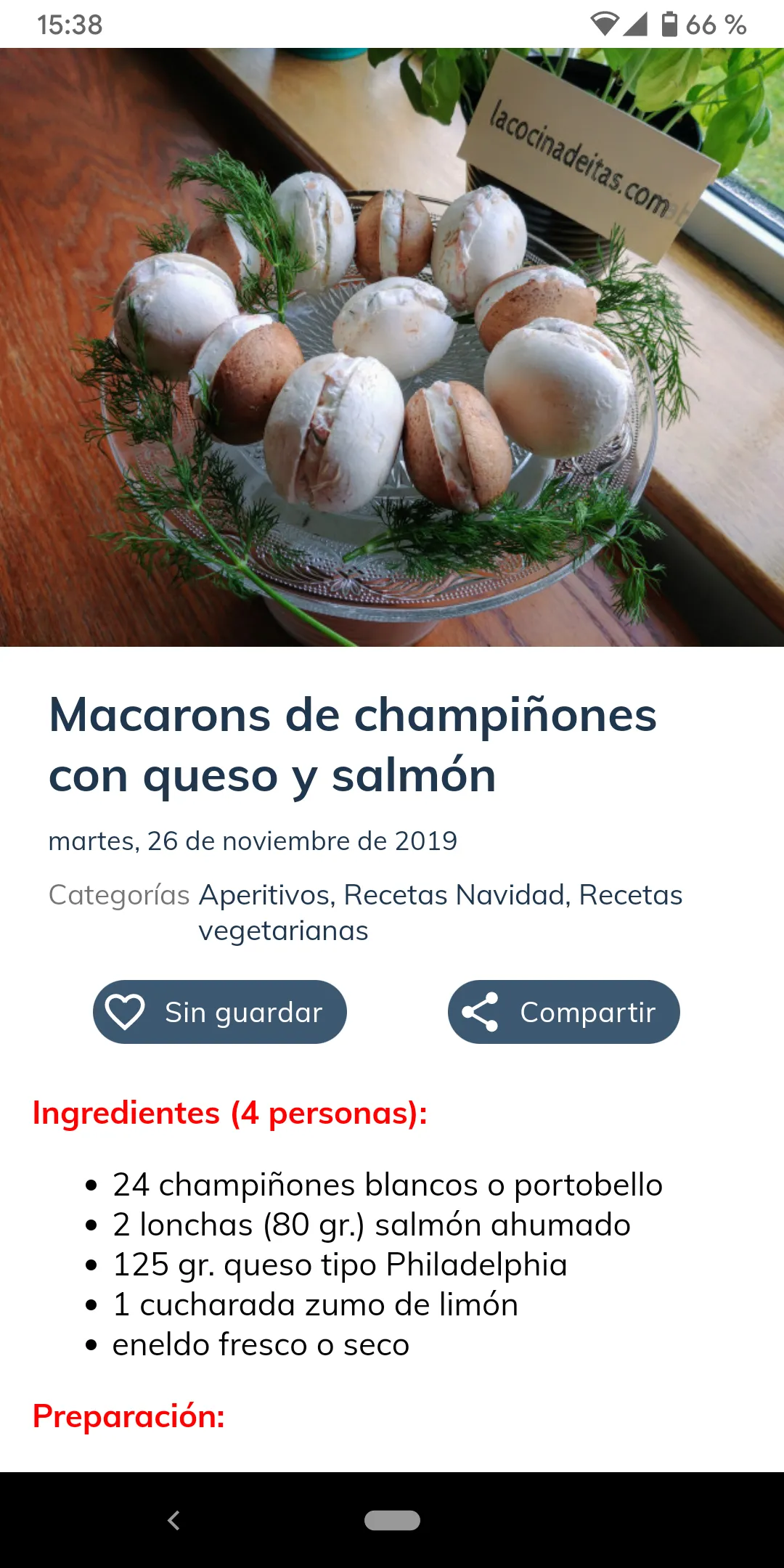 La cocina de Itas | Indus Appstore | Screenshot