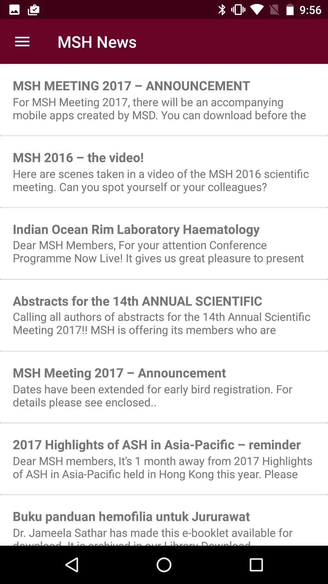 MSH Members Application | Indus Appstore | Screenshot